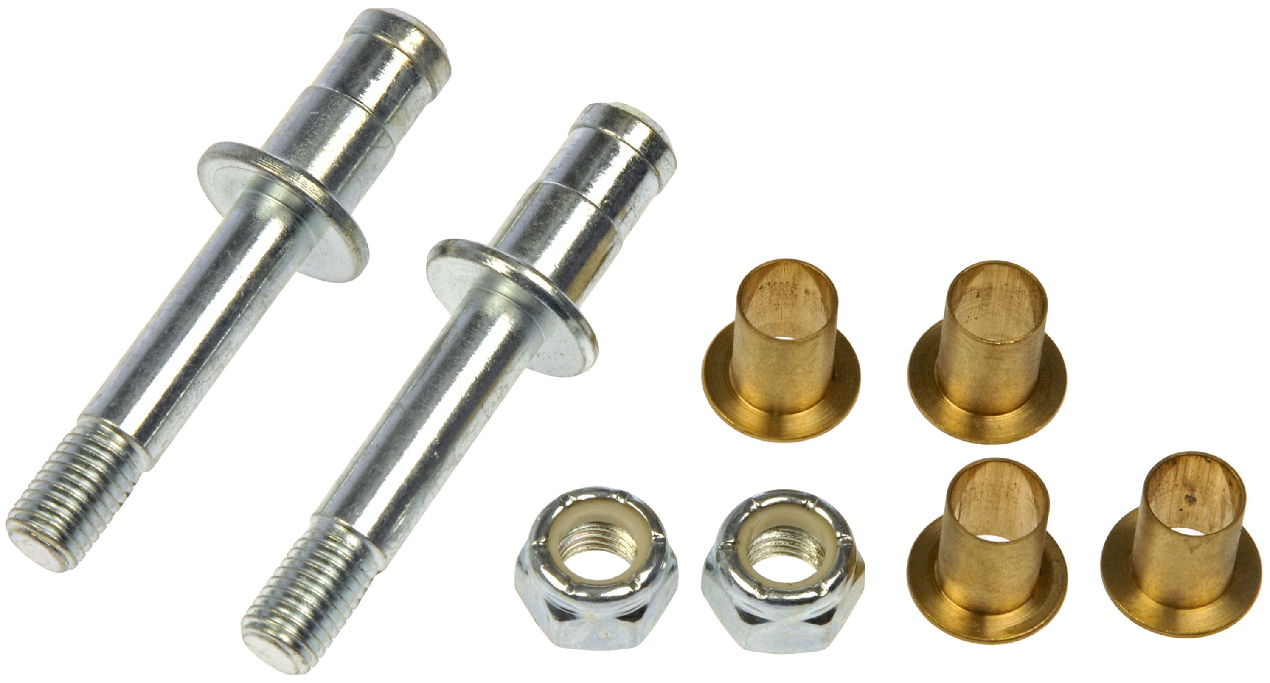 DOOR HINGE PIN KIT - Door Hinge Pin And Bushing Kit - 2 Pins, 4 Bushings And 2 Nuts - Door Hinge Repair Kit - This door hinge pin & bushing kit is designed to match the original parts required to restore door alignment and function on specified vehicles. Made of quality components, this kit is engineered for reliable performance and durability. - Dodge 2006-03, Freightliner 2006-02 - Dorman 38483 Front Door Hinge Pin And Bushing Kit - 2 Pins, 4 Bushings And 2 Nuts Compatible with Select Dodge / Freightliner Models, 2 Pack - Dorman Door Hinge Parts 38483 - DORMAN Door Hinge Pin and Bushing Kit for Honda