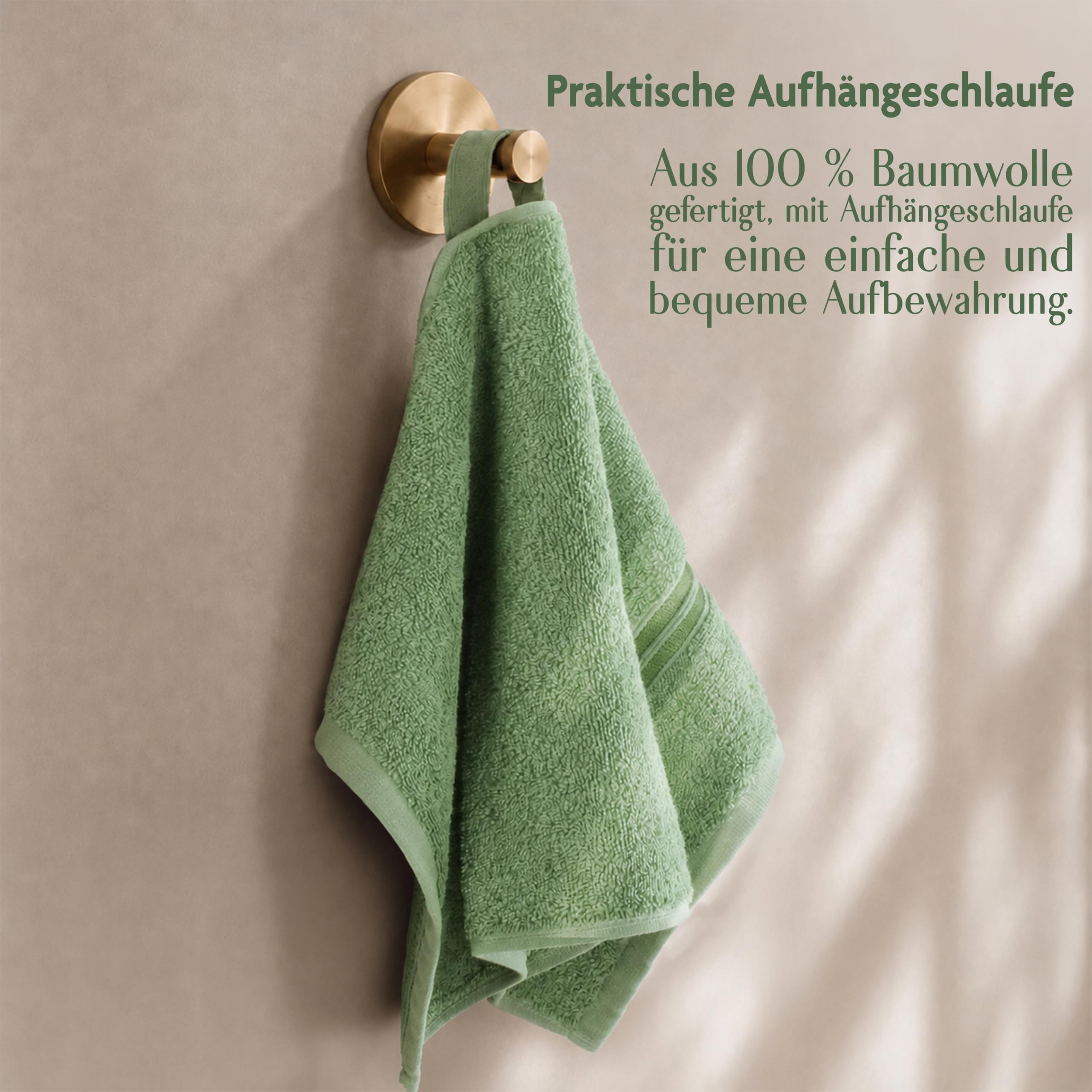 Hammetex Gästehandtücher 5er Set 30x50 cm – Bild 4