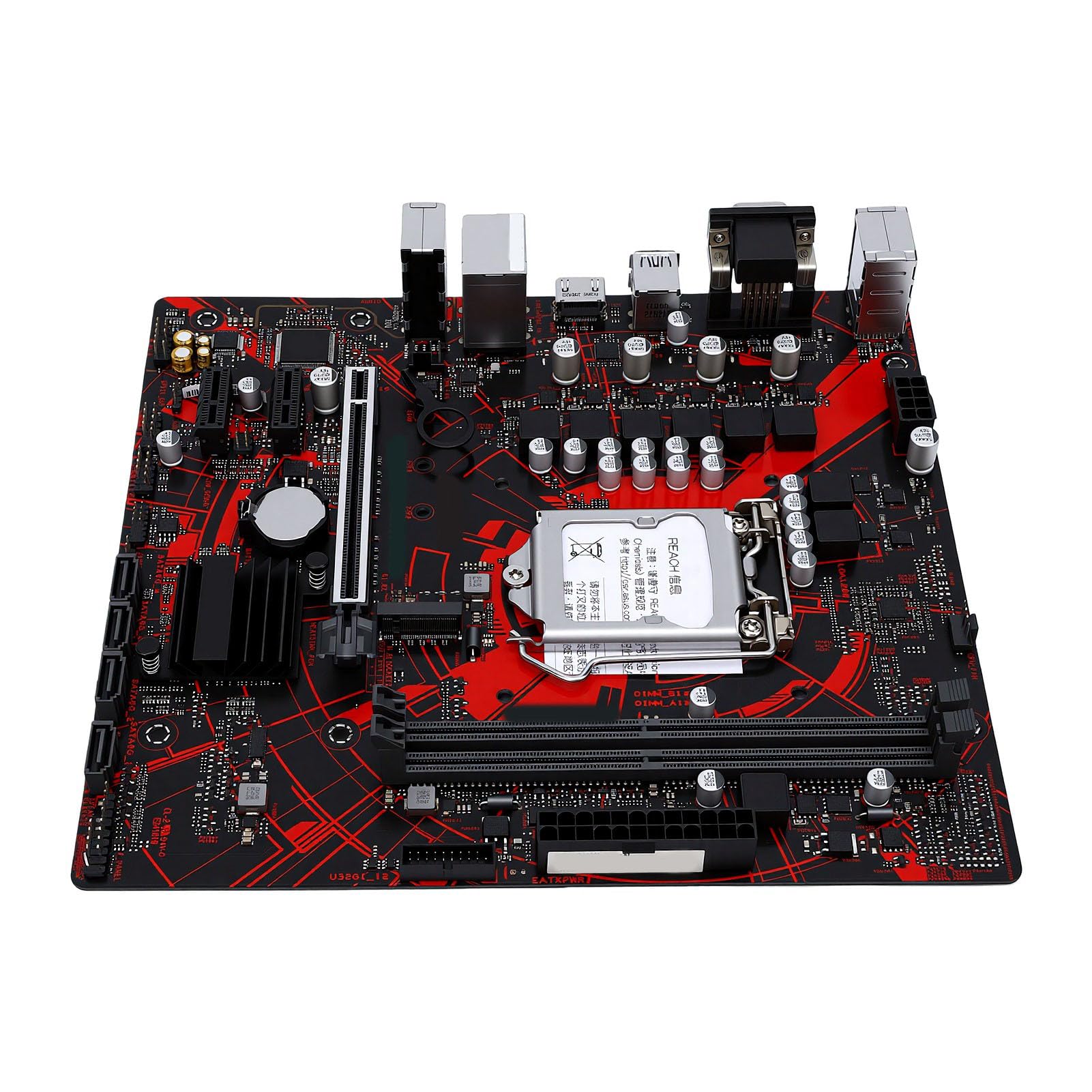 Jectse Scheda Madre Micro ATX per LGA1200 10th, DDR4 64 GB 2933 MHz