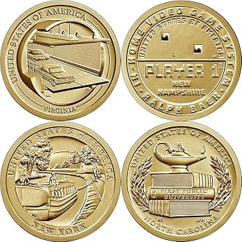 2021 D American Innovation 4 Coin Set 1 Dollar Coins Denver Mint