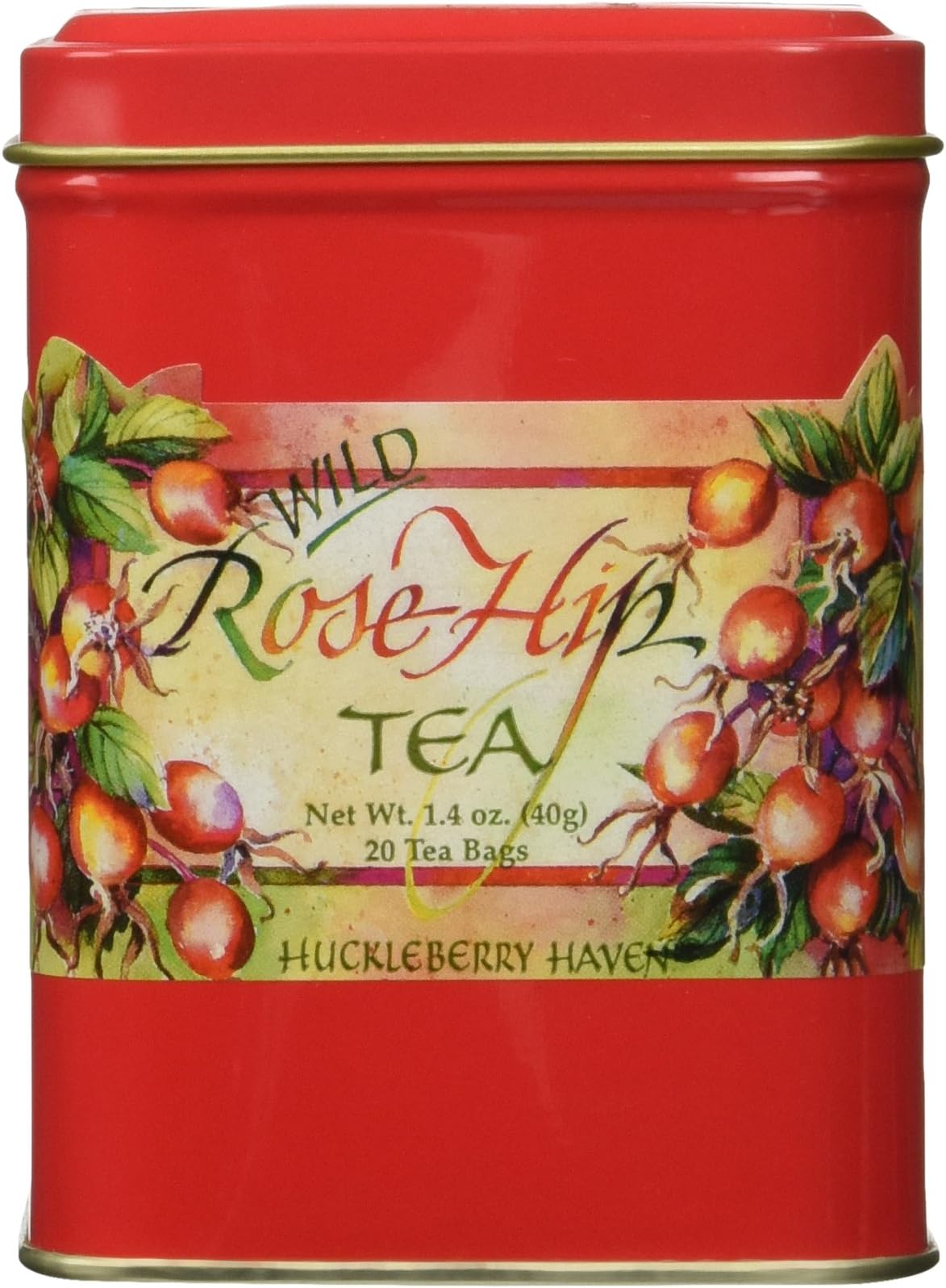 Wild Rose Hip Tea Tin (20 Tea Bags)