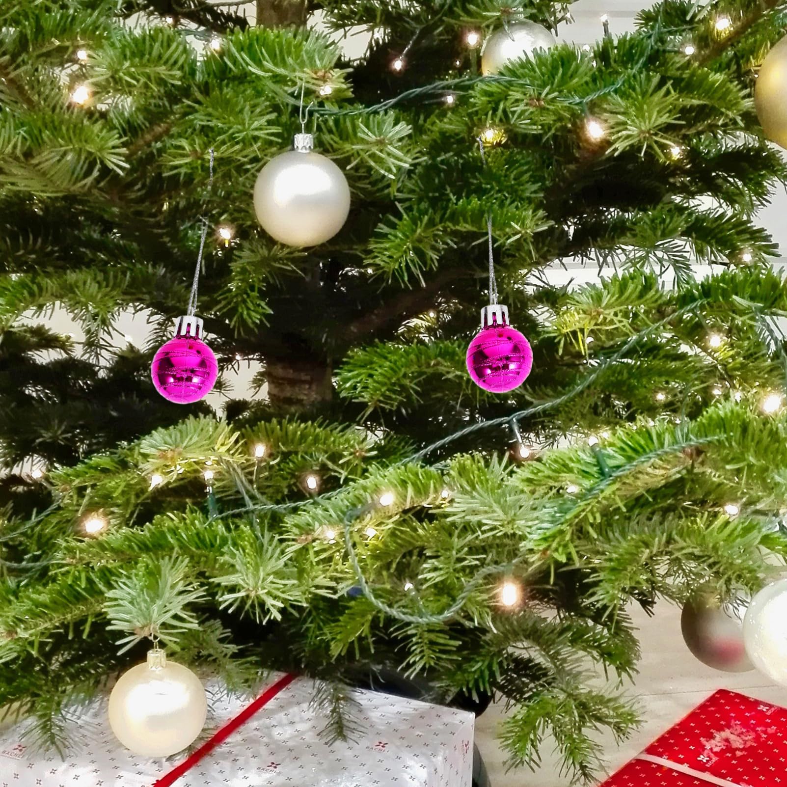 Luxshiny 12stücke Hängende Christbaumkugeln Weihnachtsbaumdekoration Innenraumdekoration für Festivals