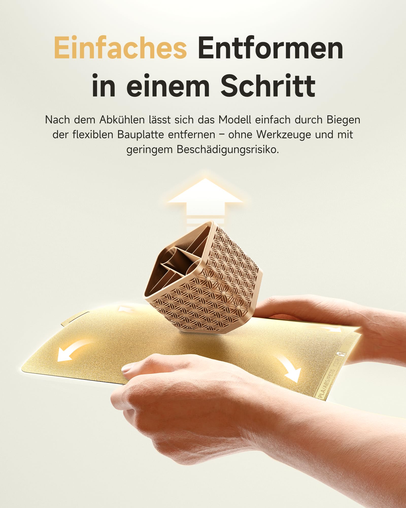 YOOPAI Doppelseitig Texturierte PEI Druckplatte, Magnetisch Spring Steel, 257x257mm, für Bambu Lab P2S P1S A1 X1 X1C X1E P1P 3D Drucker (2)