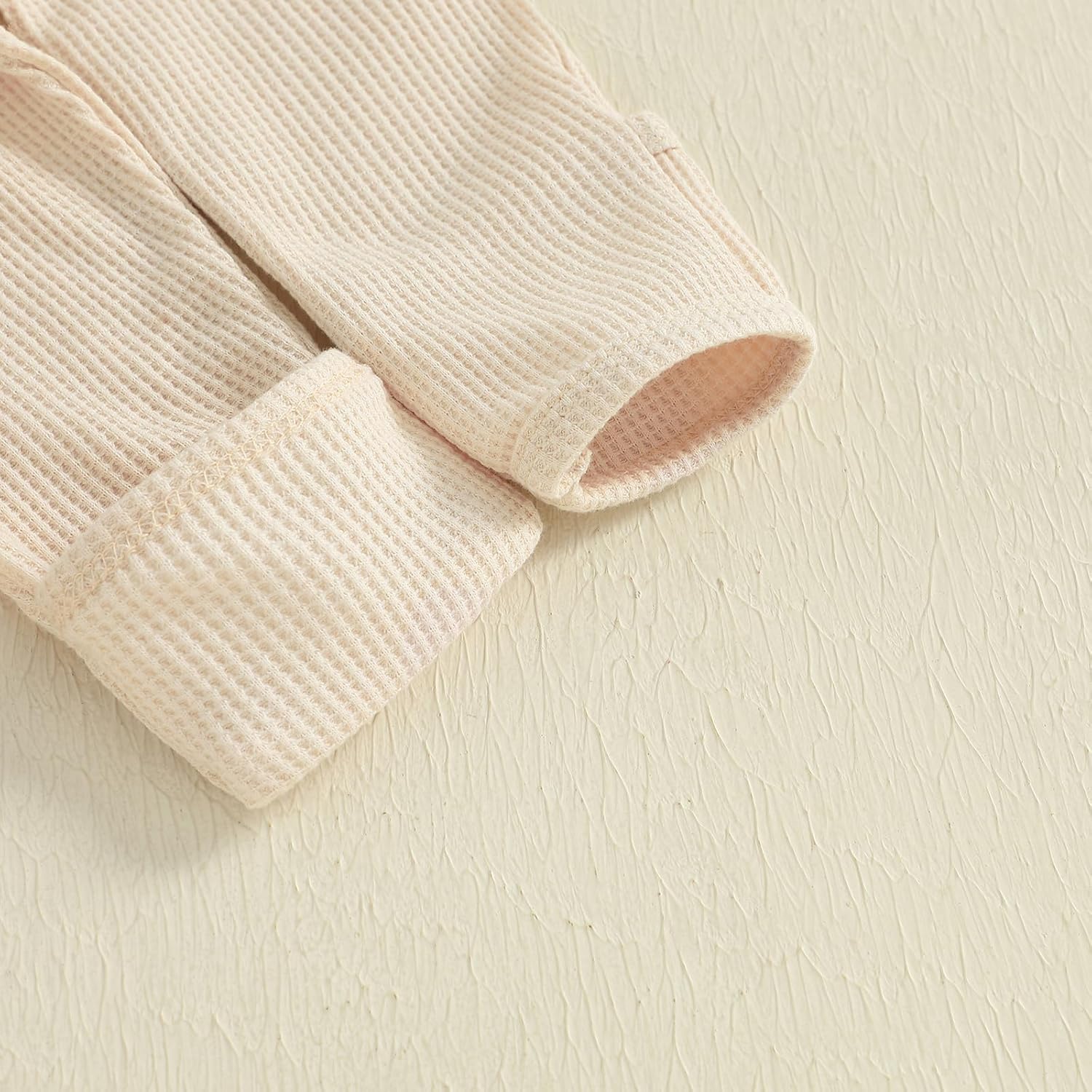 My First Thanksgiving Baby Girl Outfit Newborn Homemade Rolls Onesie Waffle Knit Romper Jumpsuit Cute Clothes - Image 5