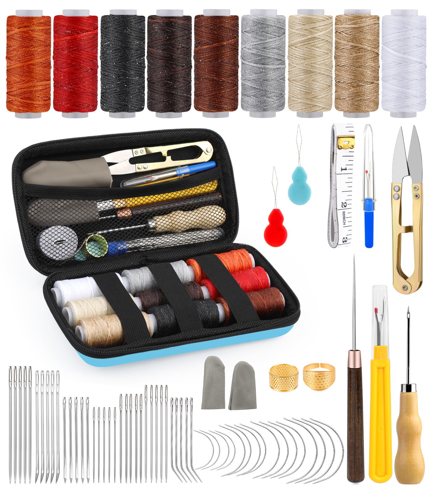 Leather Sewing Kit - Stitching & Repair Tools -8
