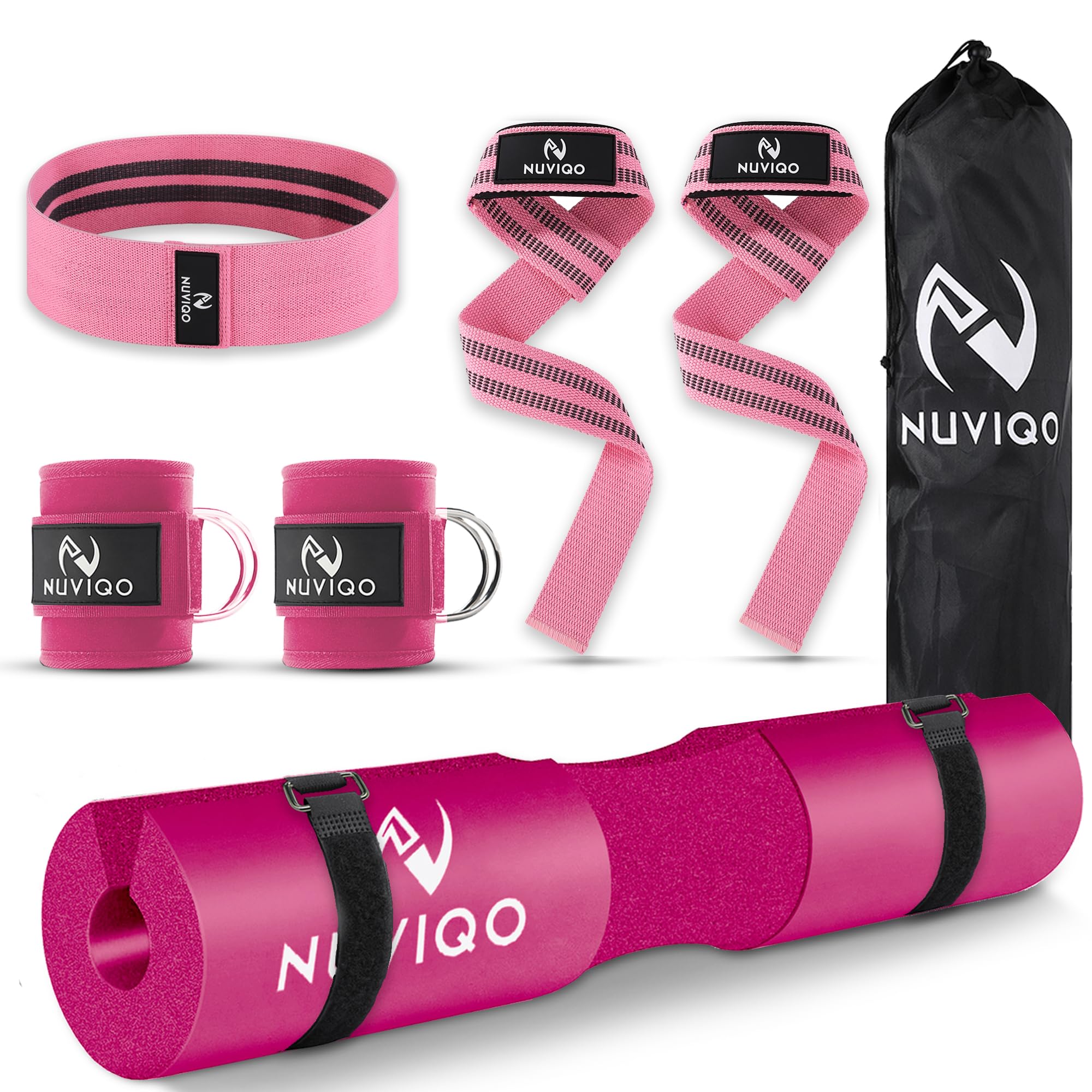 Juego de almohadillas para barra (rosa)