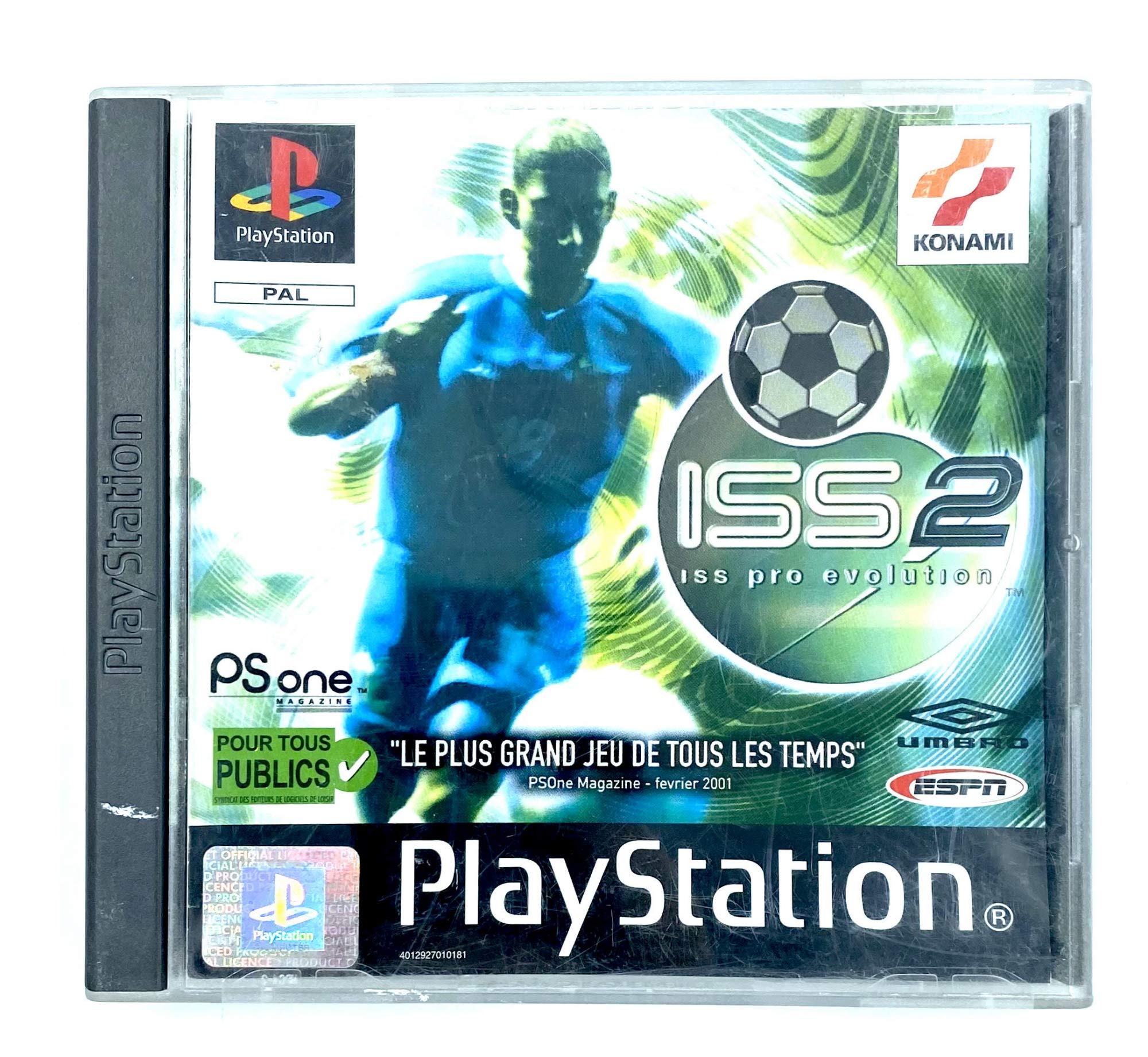 ISS Pro Evolution 2 [CD-ROM] [PlayStation] [Importado de Francia]