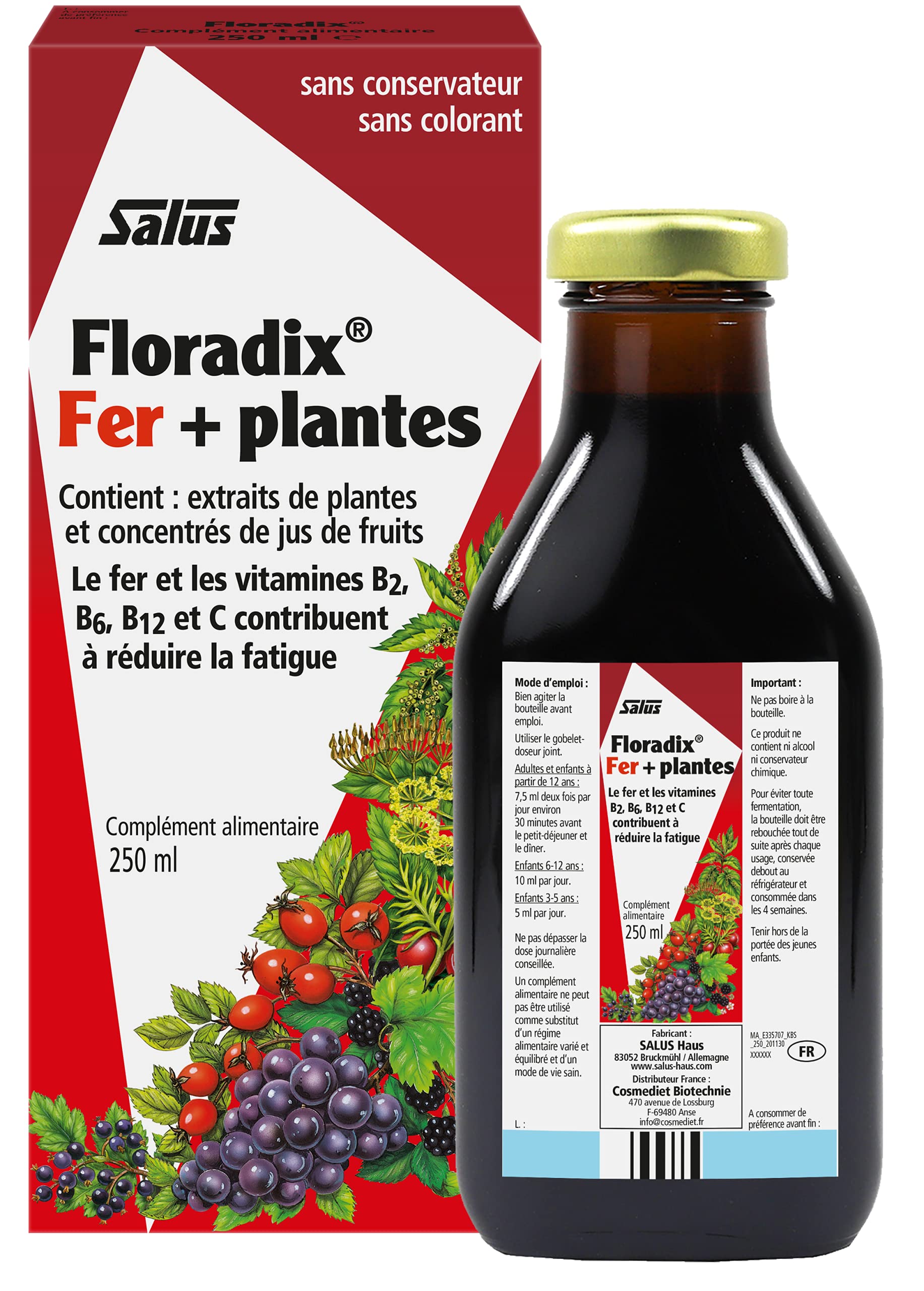 Floradix Liquid Iron And Vitamin Formula 250Ml- Buy Online In Kyrgyzstan At Desertcart - 5056908.