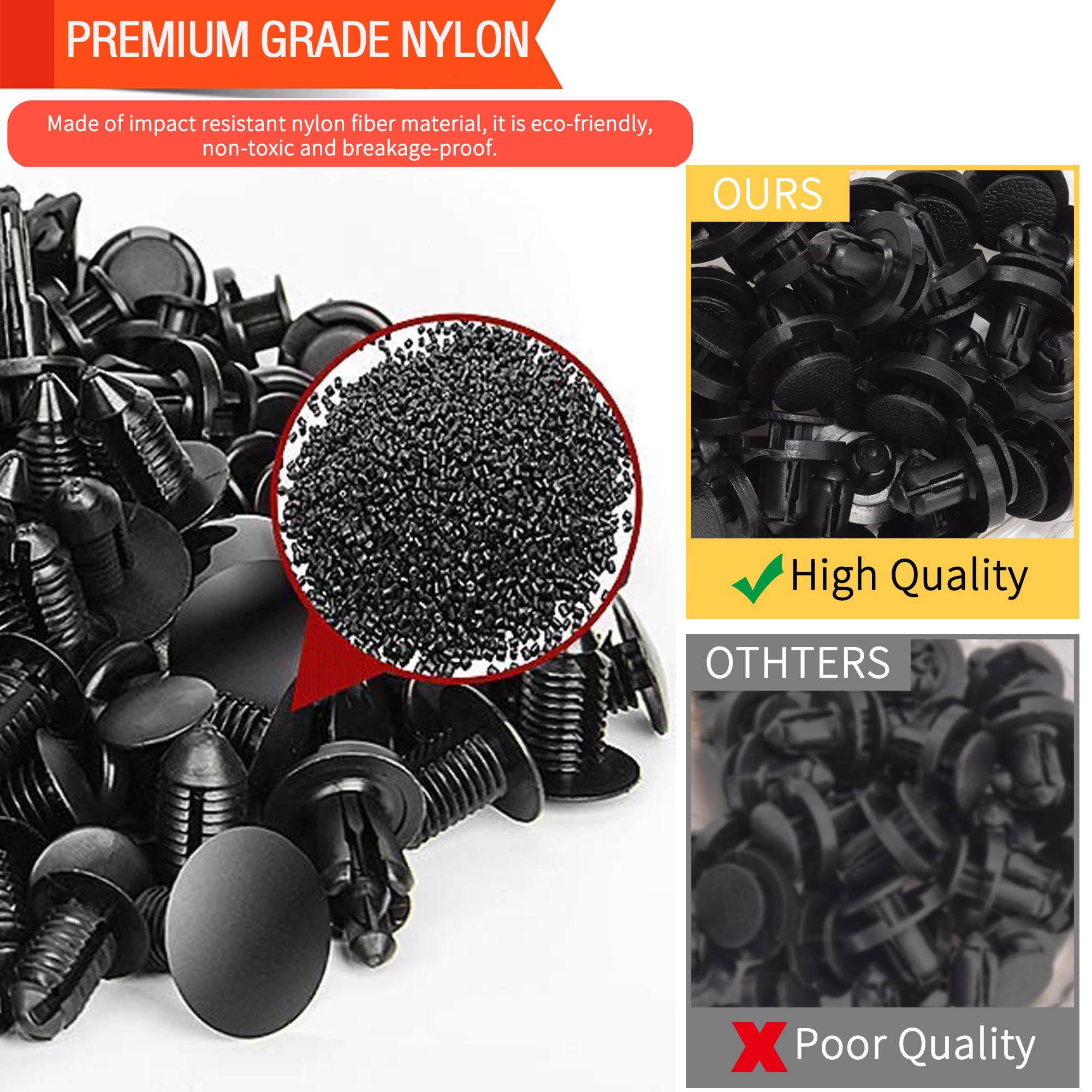 Front Fender Push-Type Retainer (25 Per Pack - Foto 2