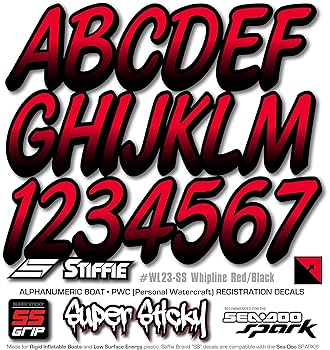 Amazon.co.jp: Stiffie Whipline レッド/ブラック スーパー