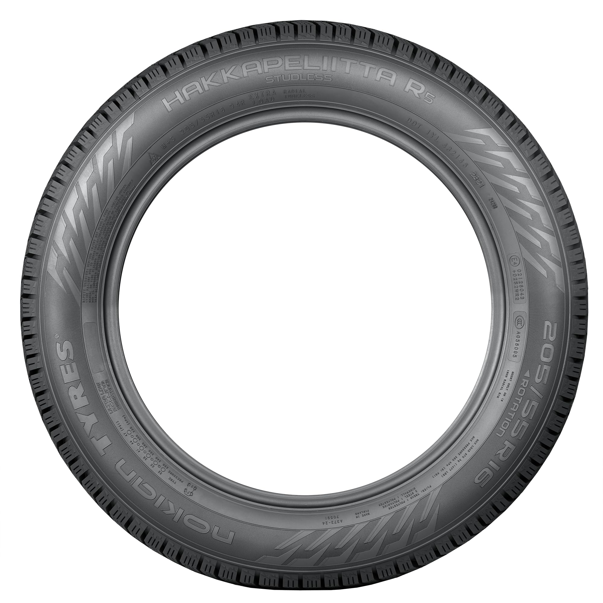 たくと！ N1072. 205/55R16 91R nokian TYRES HAKKAPELIITTA R3 新品 ラン