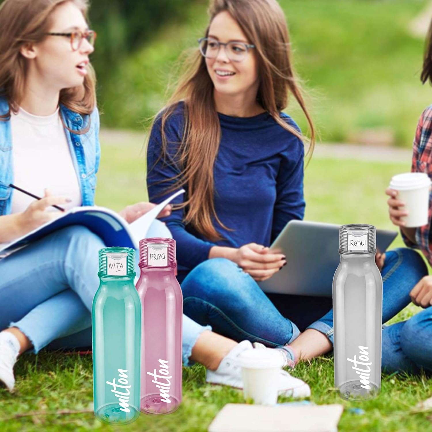 Milton Name Tag 1000 Water Bottle, 958 ml, Green