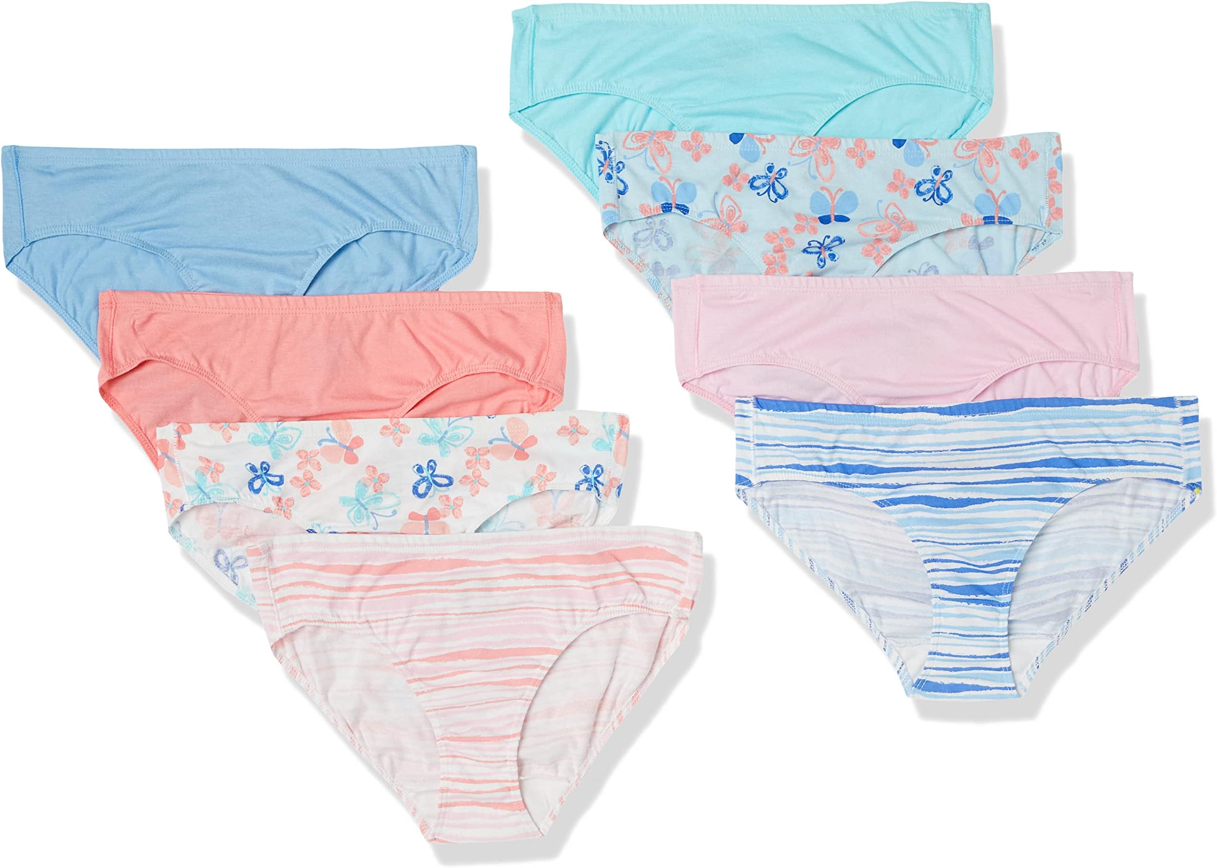 Hanes Girl's Briefs (Pack of 8)