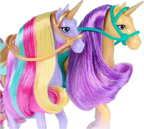 Miniatura 4 de Unicorn Academy, Magic Unleashed Adventure Pack con Sophia, Ava, Ravenzella, Wildstar, Leaf y más, muñecas y juguetes de unicornio para niñas de 4