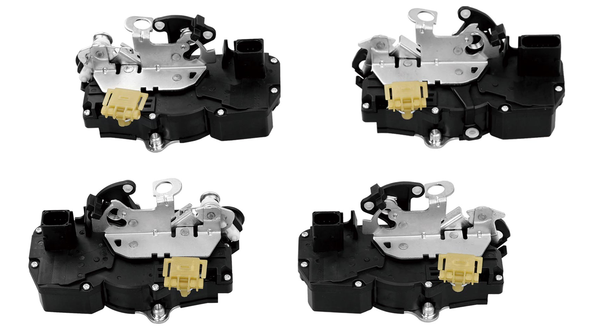 Image of Door Latch Lock Actuator Motor Compatible with Chevy Suburban Tahoe Avalanche Silverado GMC Sierra Yukon Cadillac Escalade 2007-2009 4pcs Latch Lock Kit Replaces 931-303 931-304 931-108 931-109