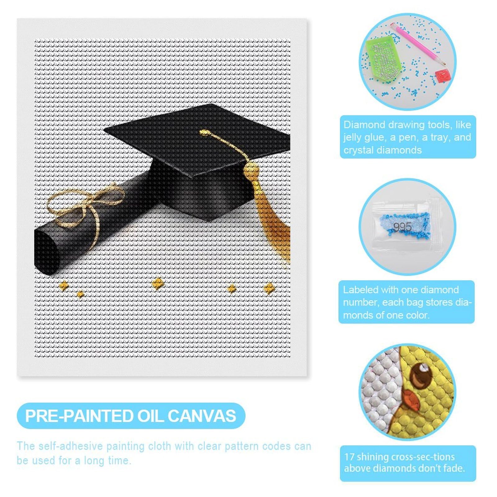 Amazon.com: QMKFWT Graduation Congratulations Diamond Art Wall