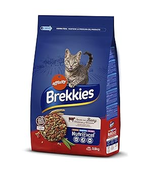 Brekkies Pienso para Gatos con Buey, Verduras y Cereales 3,5kg 3500 g