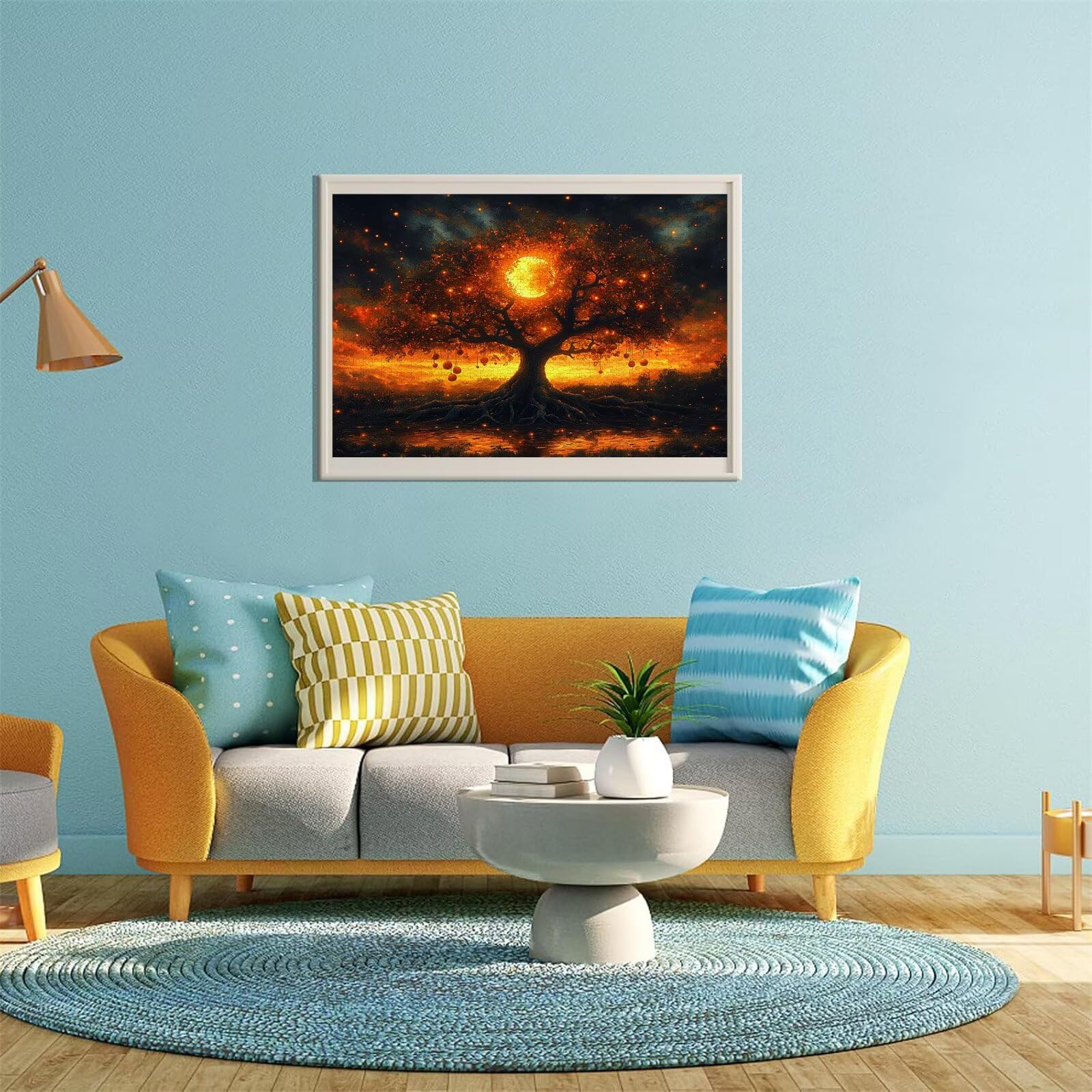 Puzzle Erwachsene 2000 Teile Mond Baum Educa Jigsaw für Kinder ab 8 Jahren Mädchen Jungen, Erwachsene Impossible Klassische Puzzles Schwer, Anspruchsvoll Spielspaß, Als Familienspiel 70x99cm t-994