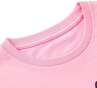 Hello Kitty Girls Tshirt, Boxy Short Sleeve Kids Tshirt, Pink Summer Girls Top, Ages 5 to 13 Years