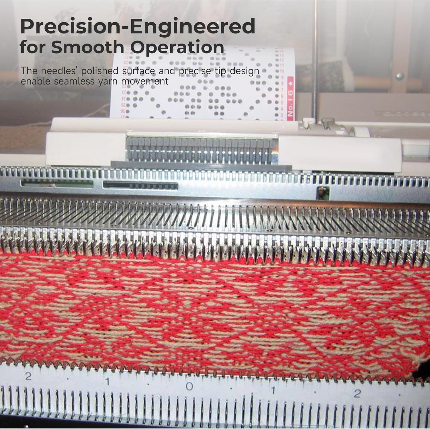 50Pcs Knitting Needles 5.39" Knitting Machine Needle Steel Needles Set Weaving Needles Knitting Machines Accessories Sewing Craft Tools for Brother KH820 KH830 KH860 KH881 KH868 KH940 KH970