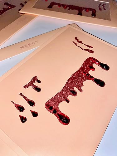 Miniatura 4 de Joyas de vampiro para la cara. Mercy London, gemas para la cara, todo en uno, para pegar en el disfraz del festival.