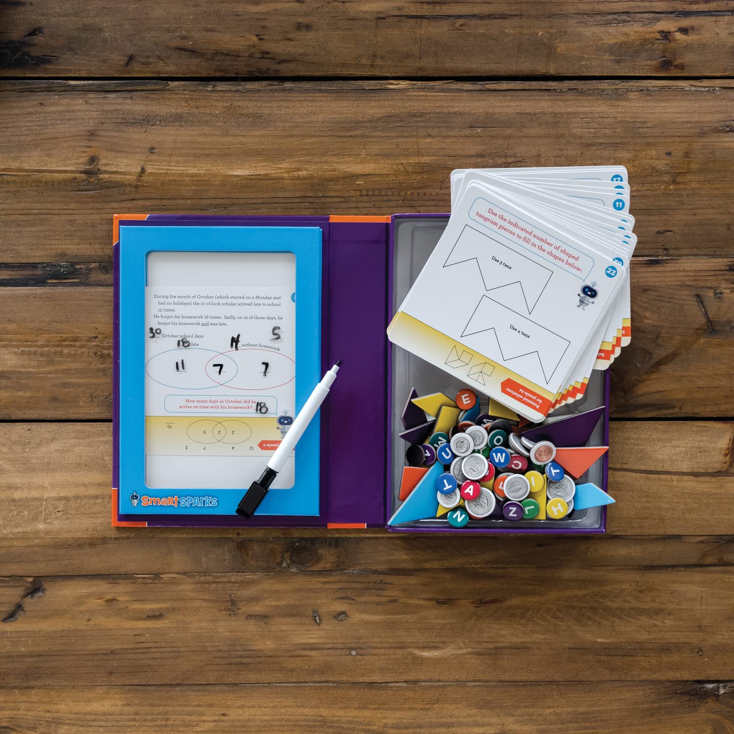 MindWare Smart Sparks Brainy Puzzles: Grade 5 - Logic & Reasoning Puzzles for Kids Ages 10 & Up - Image 3