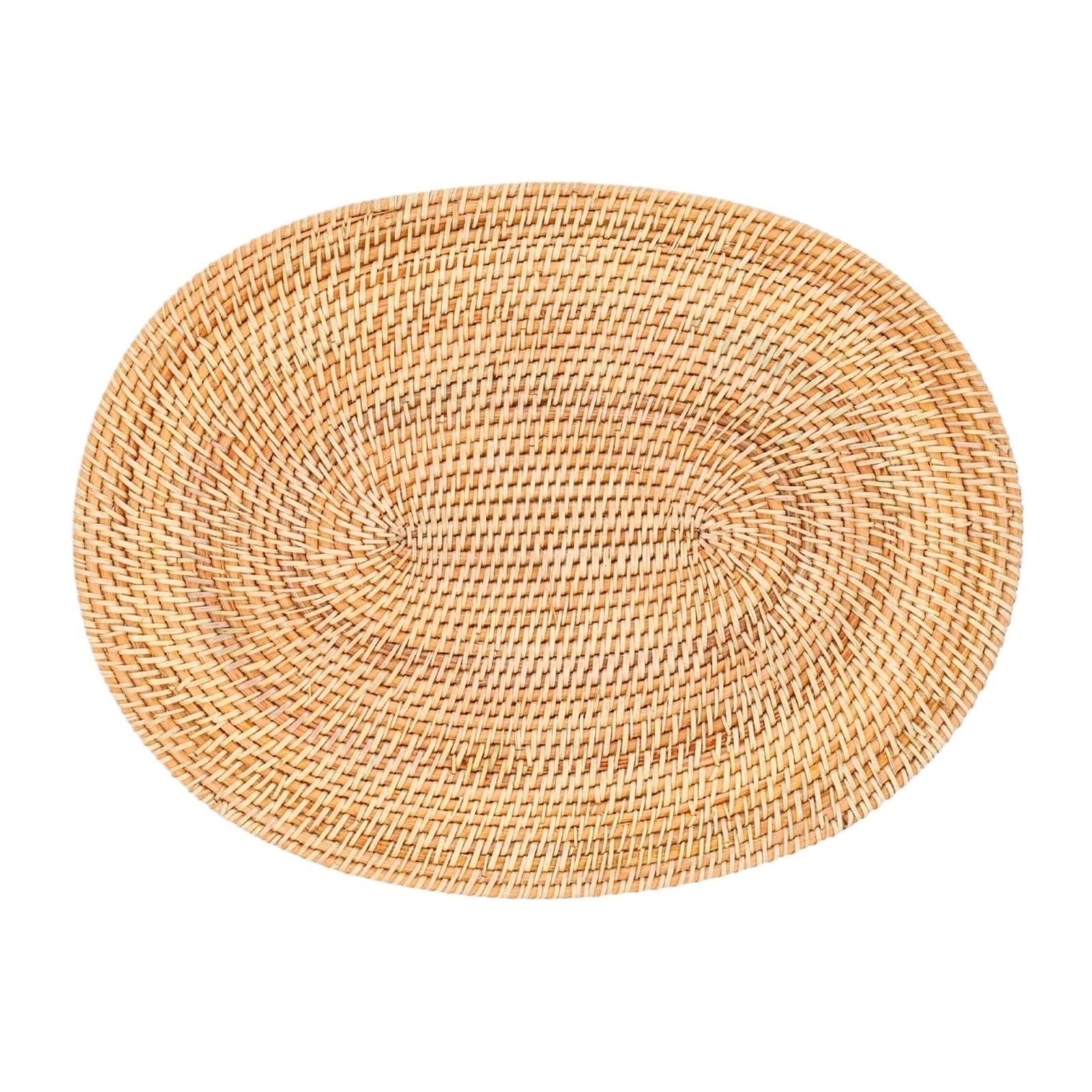 Sets de table en osier fait main, l'esprit bohème chaleureux chez vous