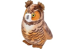 Wild Republic Audubon Birds Great Horned Owl: A Captivating Symphony of Nature's Wonder