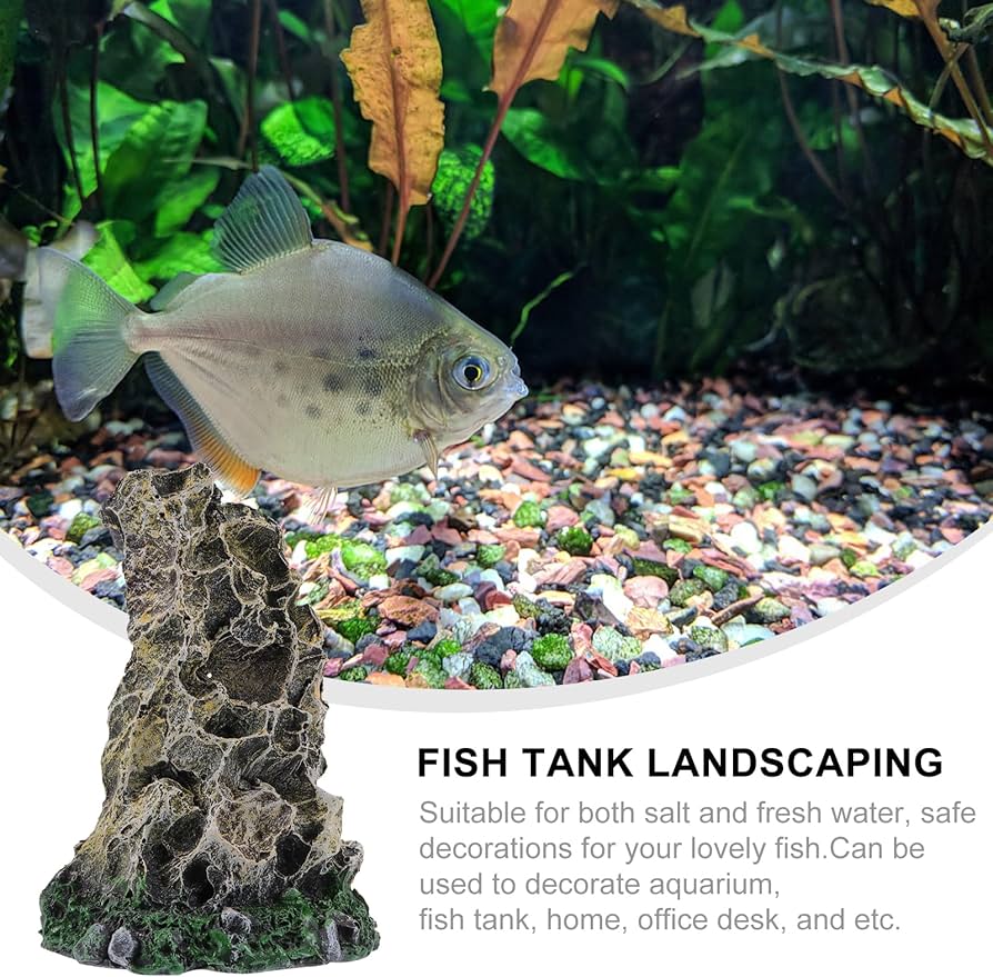 Amazon.co.jp: ledmomo アクアリウム オブジェ 岩山 隠れ家 水槽