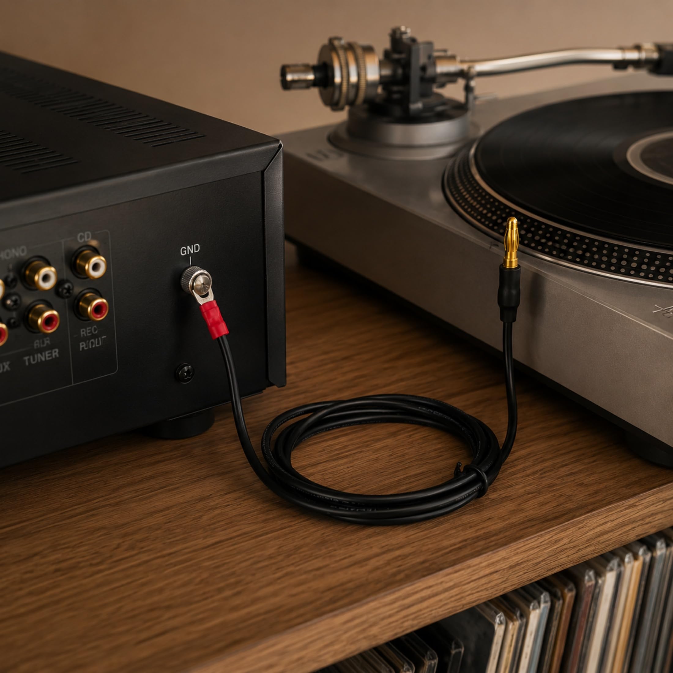 Amazon | Funayama 蓄音機 ターンテーブル アース線 Technics SL-J1 J2