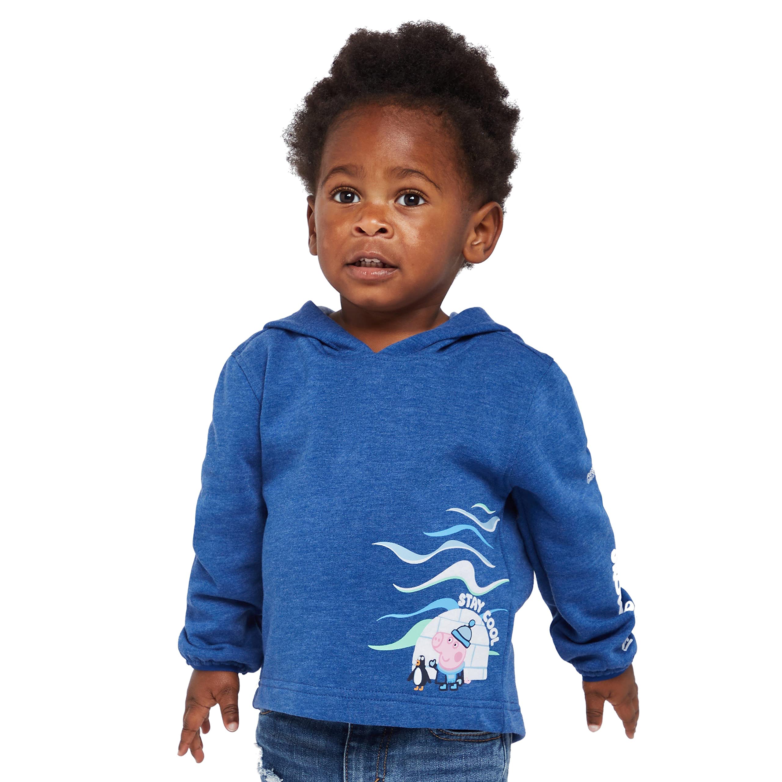 Sweat à Capuche Regatta Peppa Pig - Envers Gratté, 100% Polyester - Enfant 6mois à 6ans