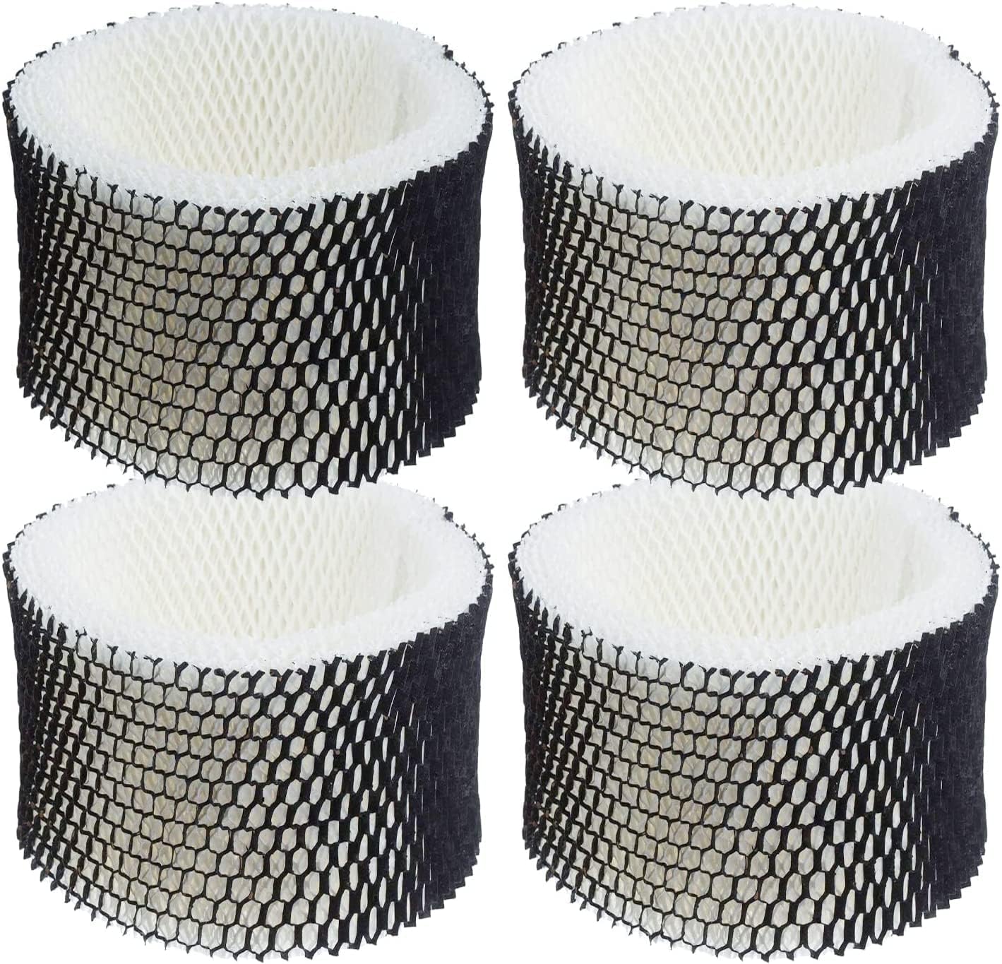 4-Pack HWF62 Humidifier Replacement Filter Fit for Holmes - Letter A, Filters Compatible with Holmes, Sunbeam and Bionaire Cool Mist Humidifiers