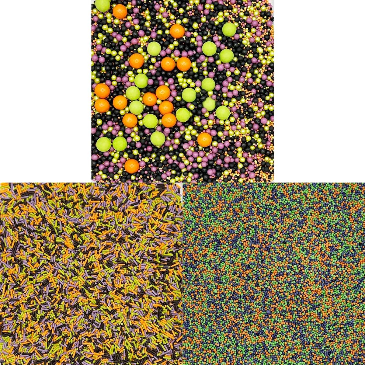 Scrumptious!, Bundle, Halloween Favourites Edible Cake Topper Sprinkles Cupcake Decorations -Halloween Strands - Image 4