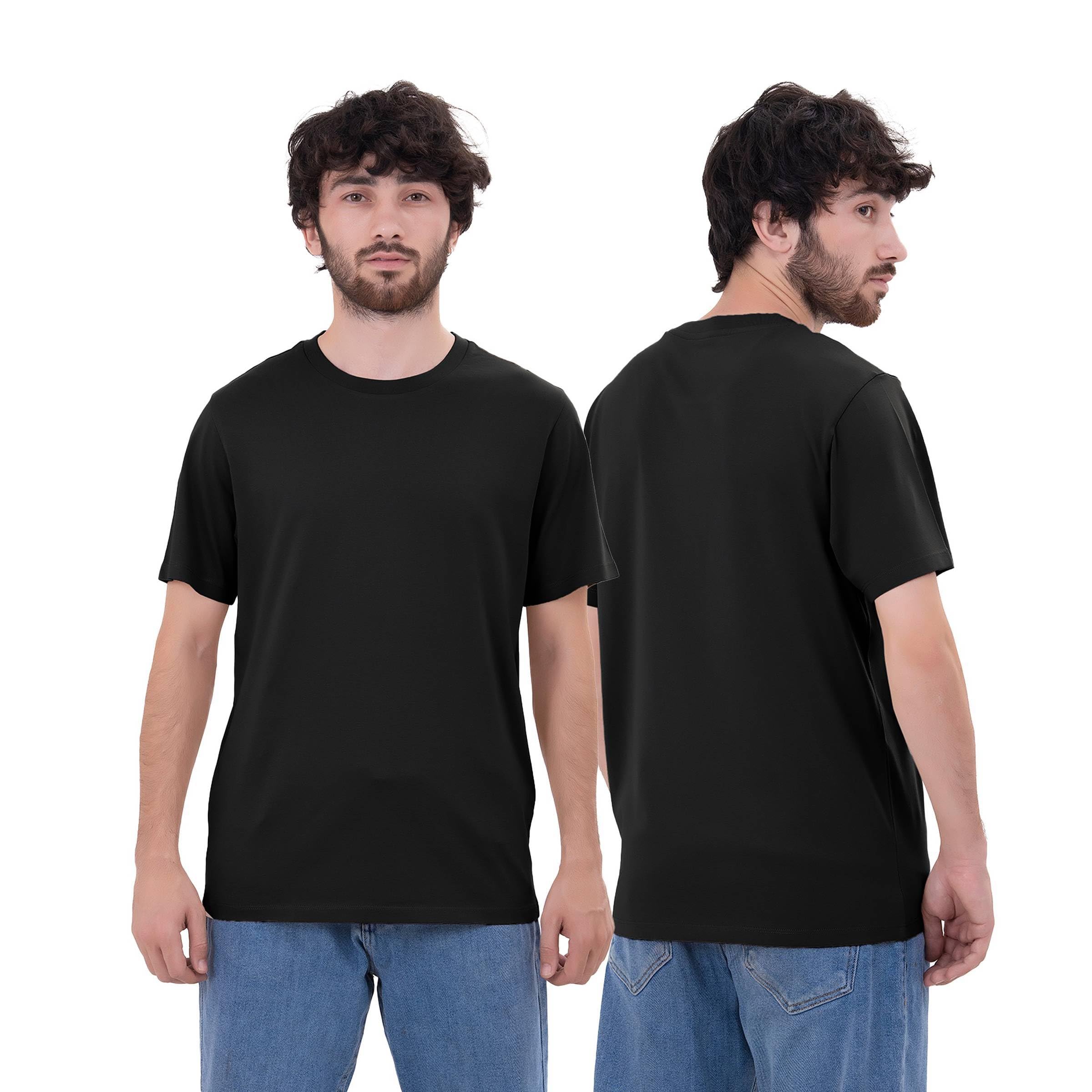 SoftSpun Confezione da 6 Magliette da Uomo in Cotone 100%, Regno Unito | Magliette da Uomo con Scollo Rotondo.