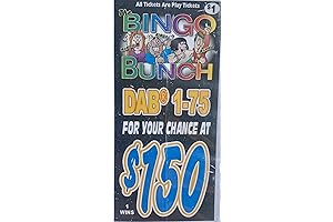 The Bingo Bunch $150 Bingo Pull Tab Event Game, All Tickets Playable