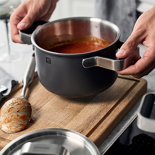 Miniatura 4 de ZWILLING Pure - Juego de utensilios de cocina de acero inoxidable, 6 piezas, color gris