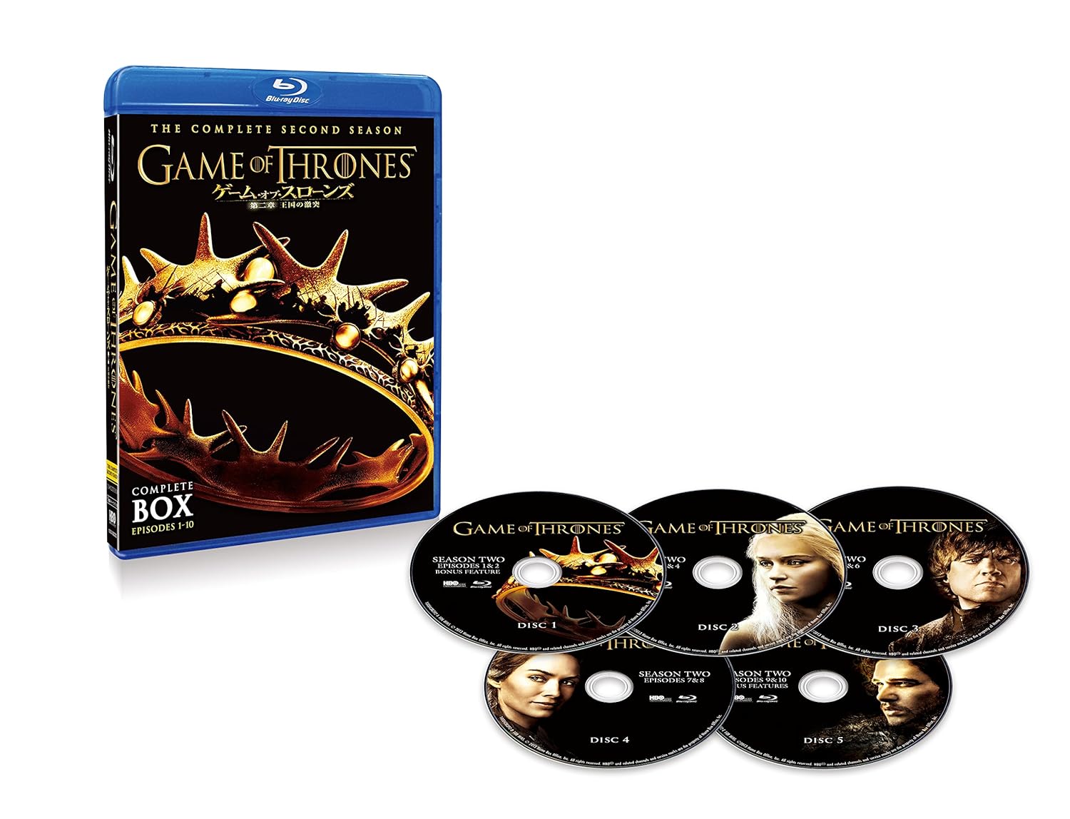 Game of Thrones Chapter 2: Clash of the Kingdom Complete Set (5-Disc Set) (Blu-ray)