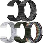 Bandes de montres de sortie rapide Nylon Loop - Choix de la largeur - 18mm 19mm 20mm 22mm 24mm, Nylon Sport Loop réglable Breathable Watch Bands Bracelet de remplacement pour femmes Hommes