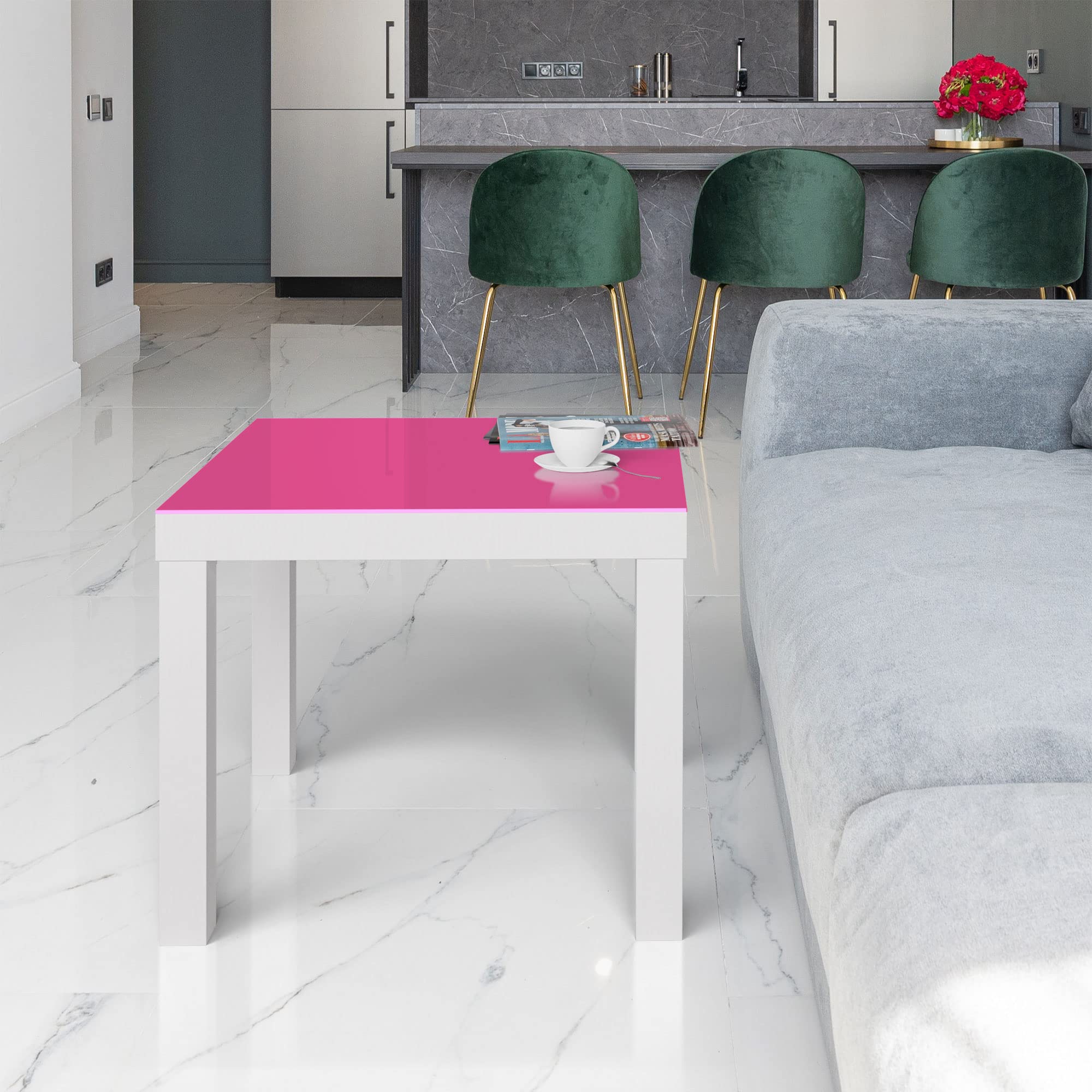 FIAM glazen design bijzettafel Toki