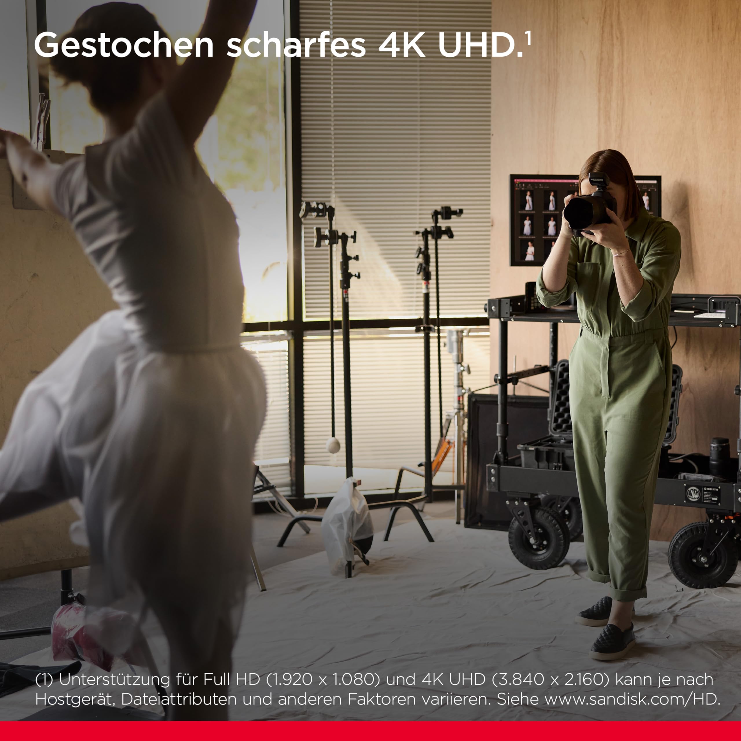 SanDisk Extreme PRO Extreme PRO SDXC UHS-I Speicherkarte 2TB (V30, Übertragungsgeschwindigkeit bis zu 250 MB/s, U3, 4K UHD Videos) SanDisk QuickFlow-Technologie, temeperaturebeständig