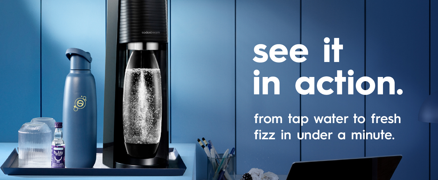 Amazon.com: SodaStream TERRA Sparkling Water Maker, Starter Kit