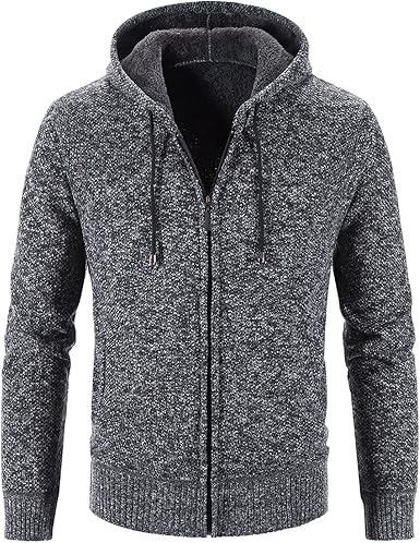 Zip Cardigan Sweater Cable Knitted Zip 