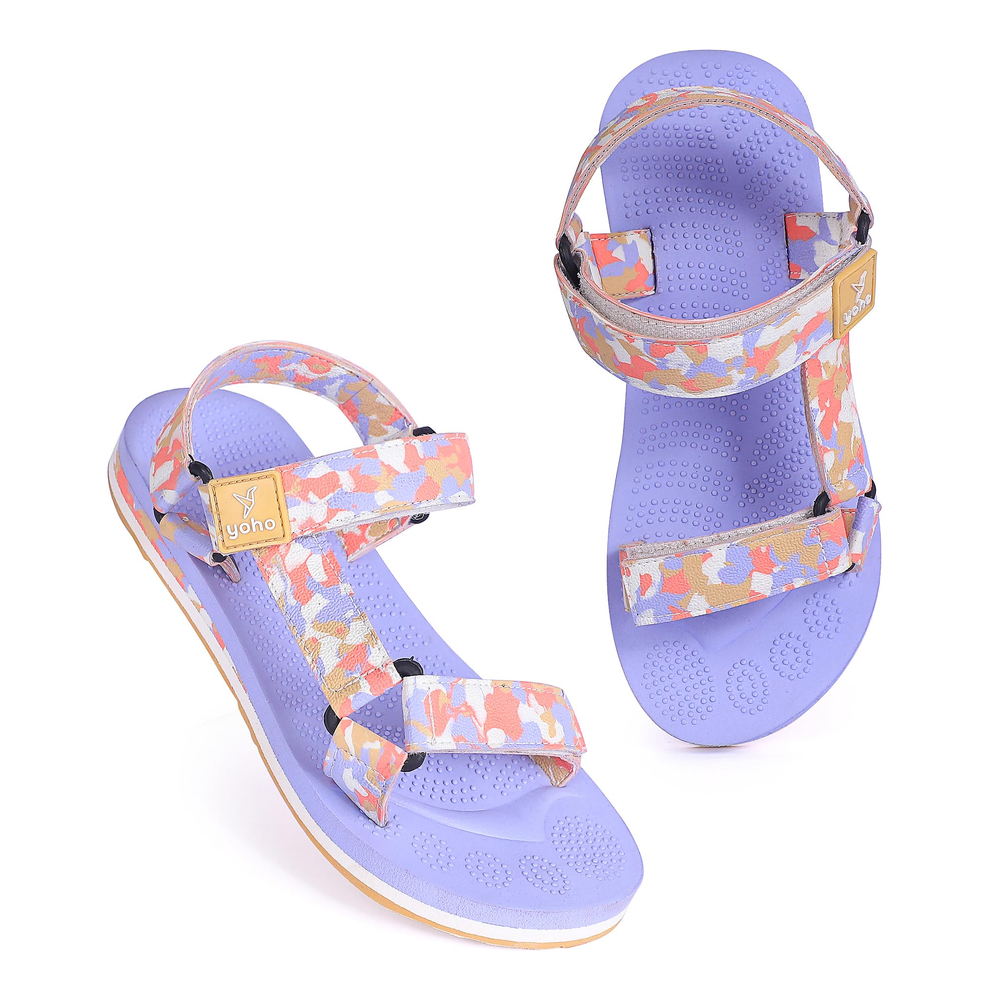 YOHO Marble EVA Sandals for Women | Cushioned Sandals| Lightweight| Waterproof | Lavender purple - UK 3 (B0D7W5PBMH) Amazon Price History, Amazon Price Tracker