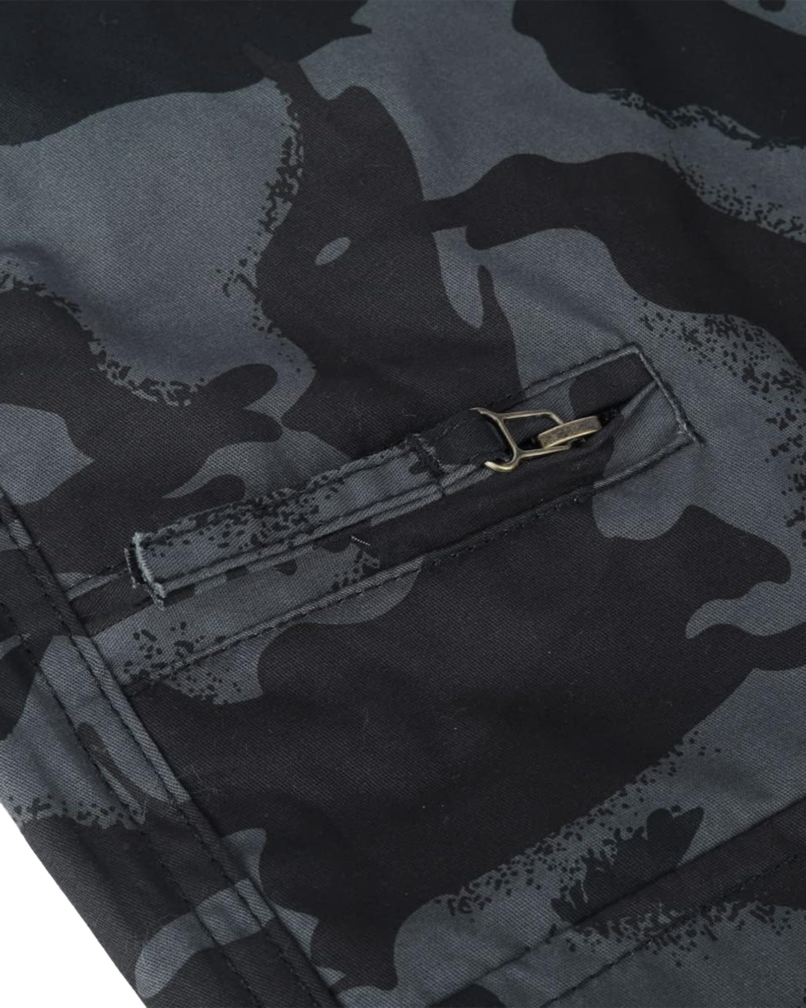YAOBAOLE Short Court pour Homme - Poches Cargo - Pantalon en Tissu 3/4 - Pantalon de Trekking Militaire - pour la Plage, Les