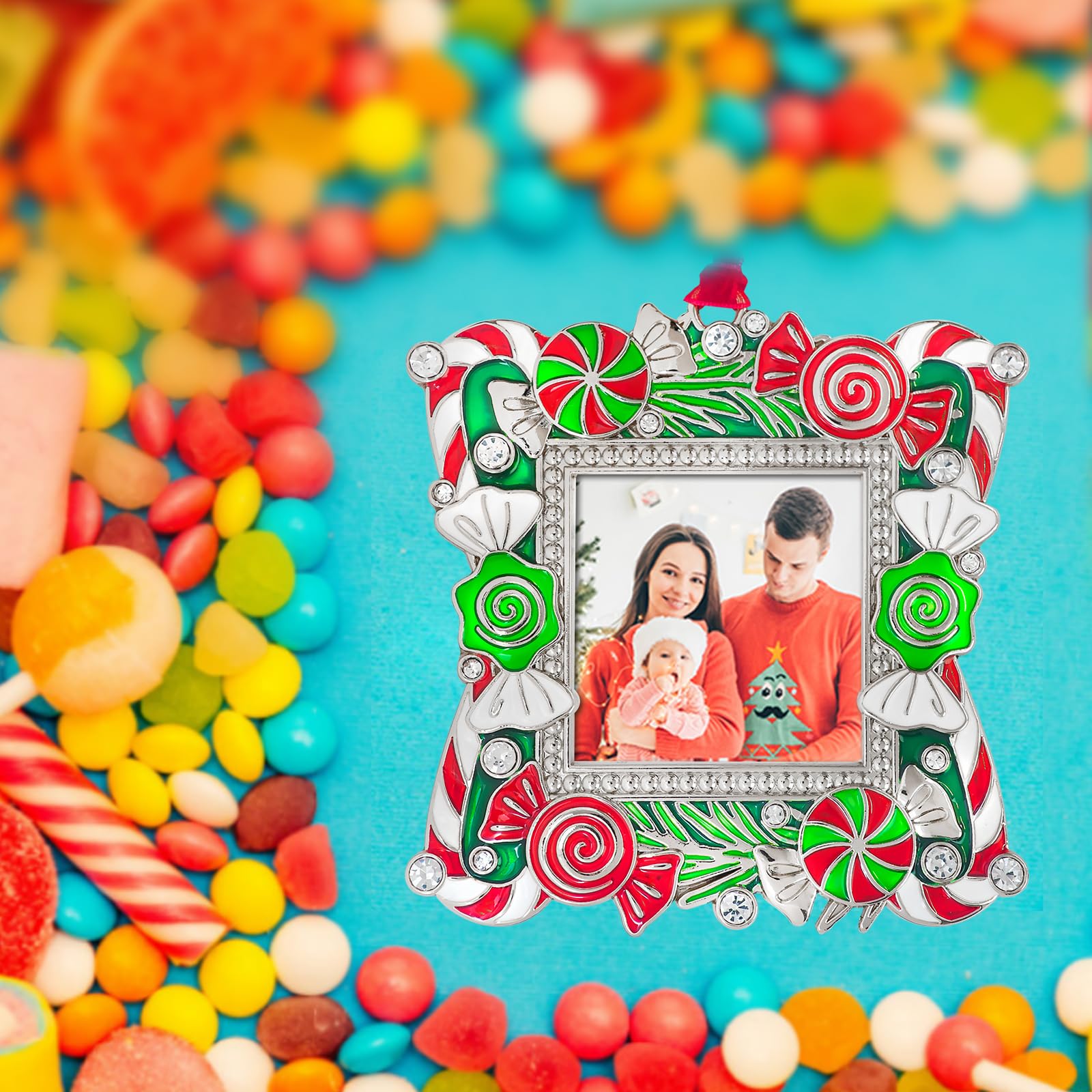 NEYEABL ?Christmas Tree Candy Frame Ornaments? 2
