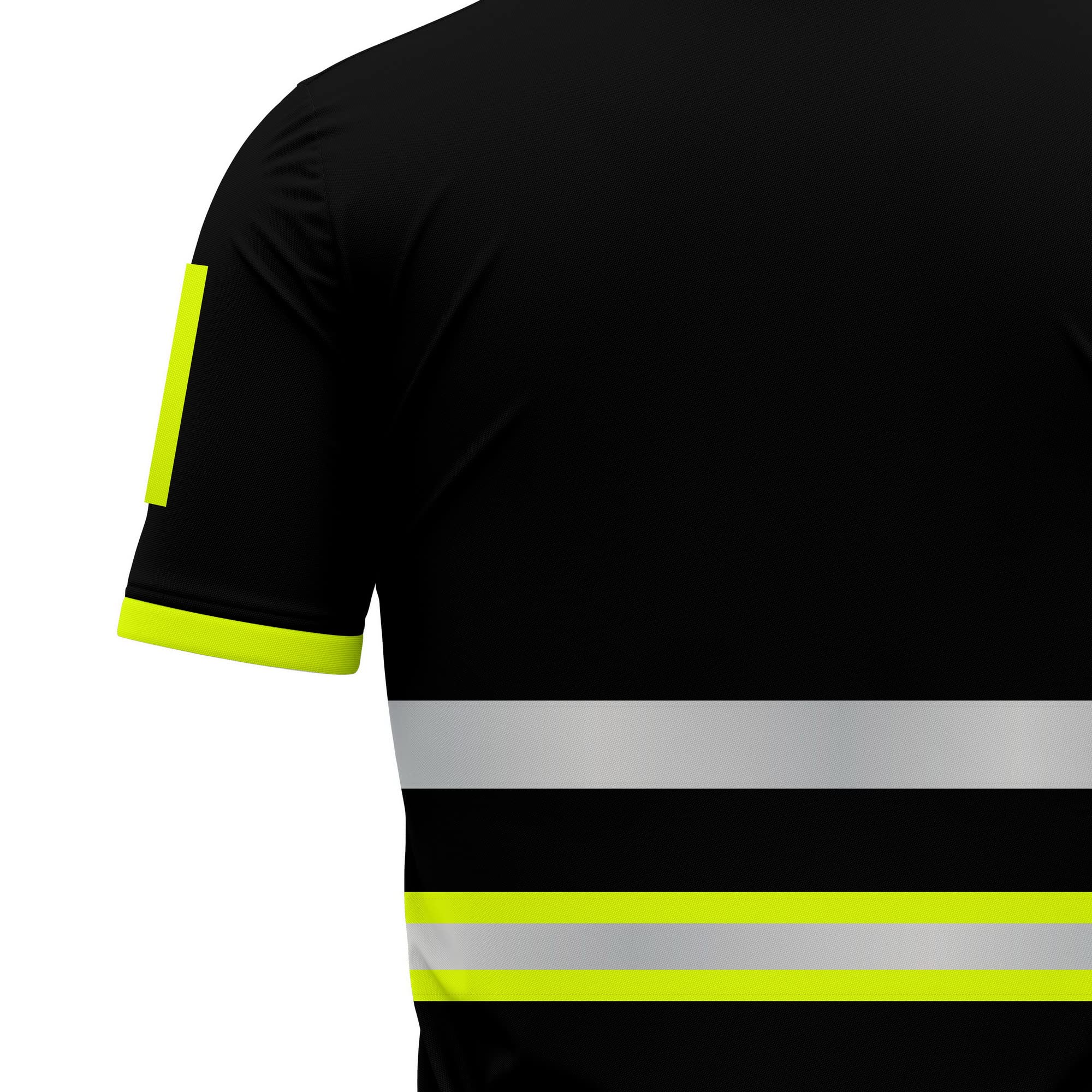 Mens New Hi Vis High Visibility Safety Work Wear Short Sleeve 2 Tone Contrast Polo Shirts Top S-2XL