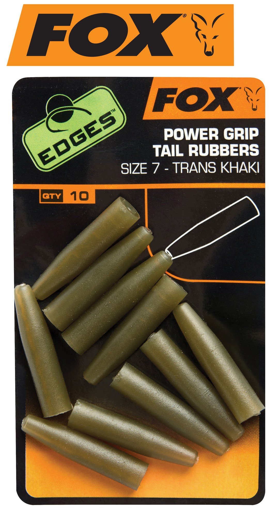 Fox Edges Power Grip Tail Rubbers Size 7 CAC637