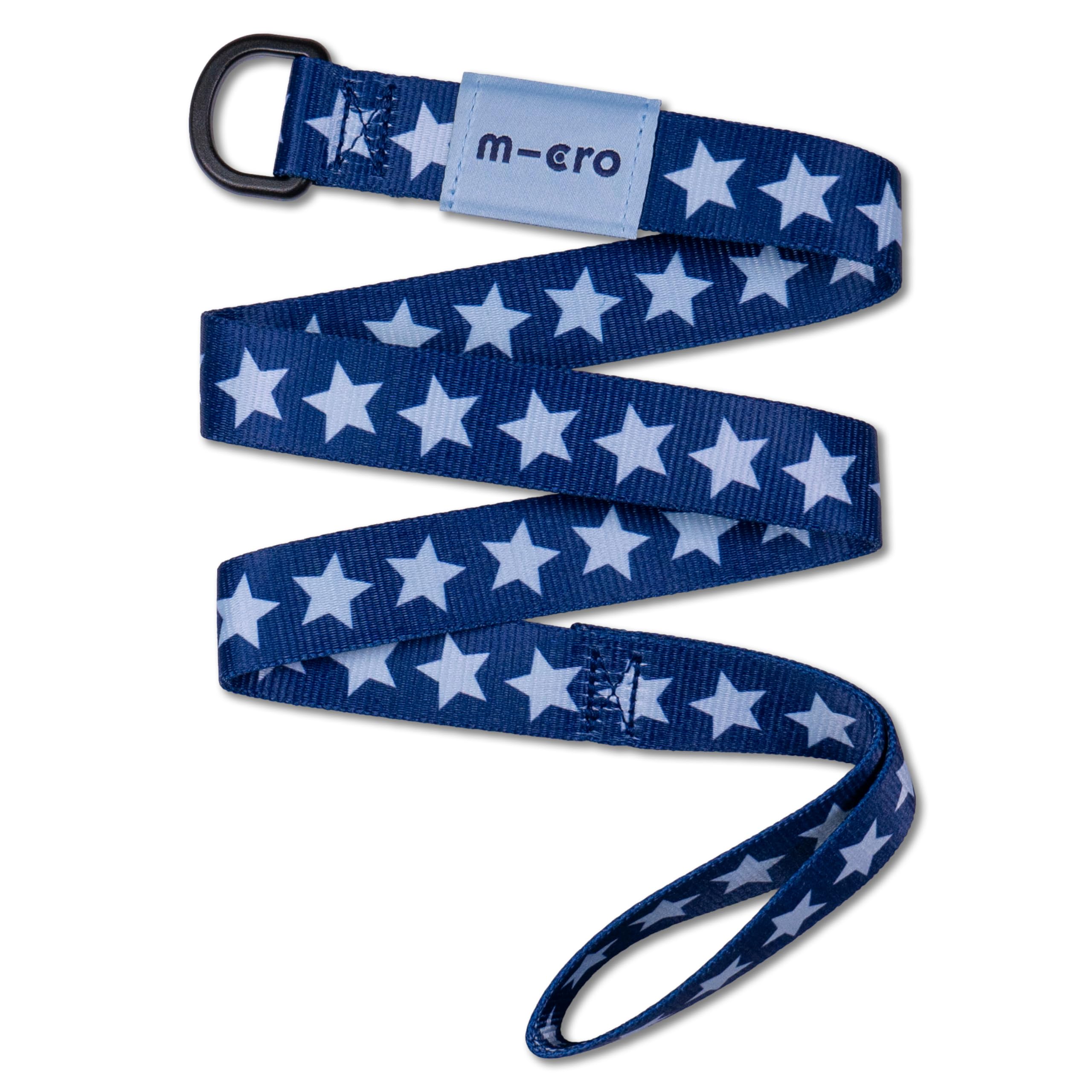 Micro Scooter | Eco Pull & Carry Strap | Suitable for All Scooters | Kids Scooter Accessories | Doubles As A Carry Strap | Strong & Flexible Fabric | Washable | One Size | Navy Star