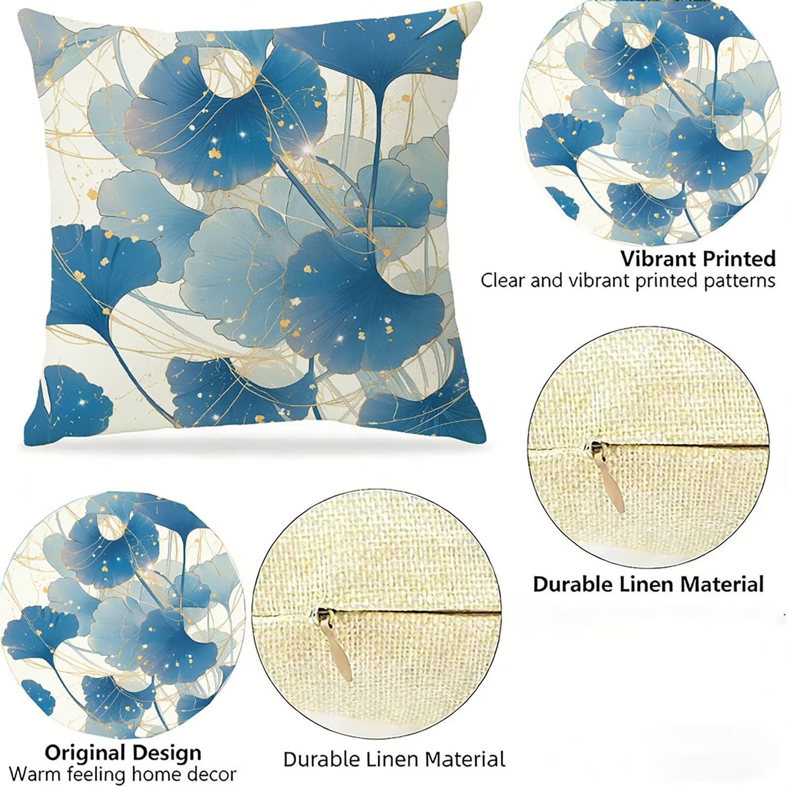 Generisch Outdoor Kissen Wetterfest 60x60cm Rosa Dekokissen Kissenbezüge Blume Kissenhülle Sommer Sofakissen für Wohnzimmer Schlafzimmer Garten Dekorative 2er Set. P-176