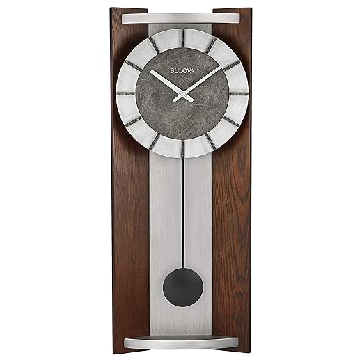 Bulova Newton Pendulum Wall Clock, Espresso (C 4808 ) product image